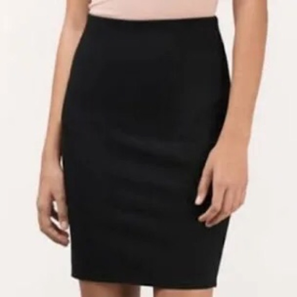 NWT Gap True Black Pencil Stretch Career Skirt Women’s Size 8 Medium